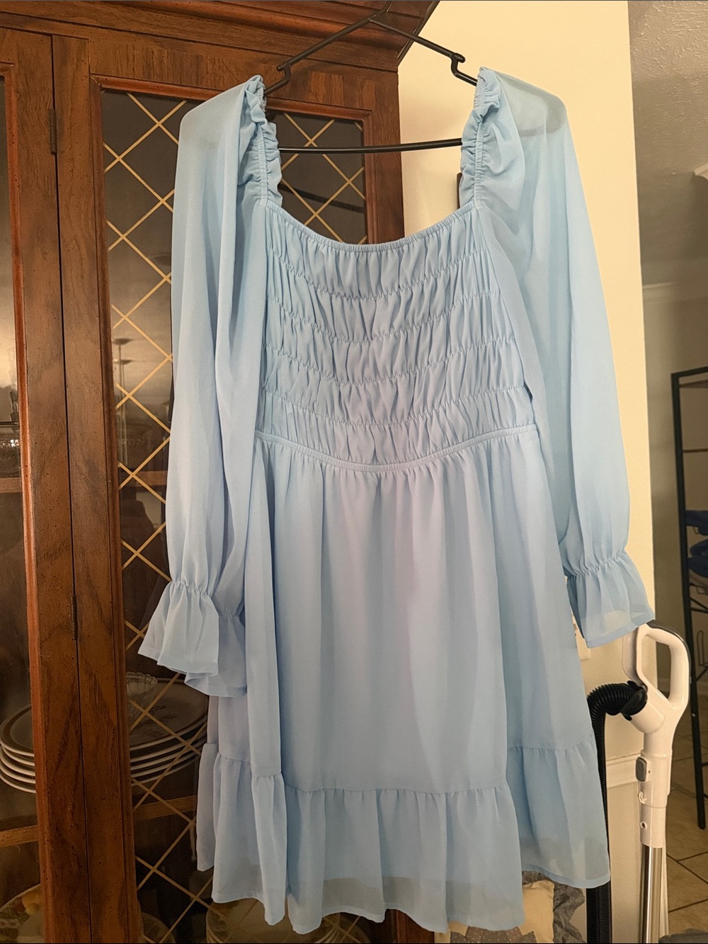 Baby Blue ruffle dress